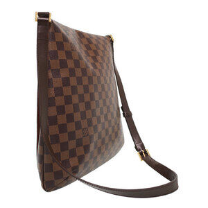 Louis Vuitton Shoulder Bag Damier Brown Musette Ebene